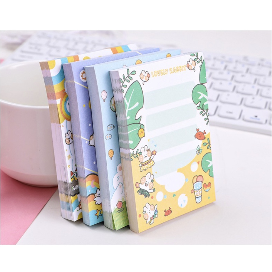 【GOGOMART】Sticky Notes Tempel / Memo Catatan Pembatas - Rabbit Kelinci