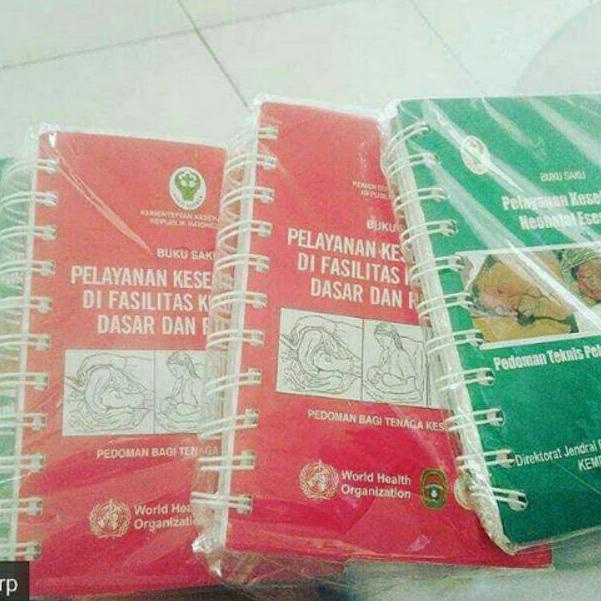 IC [BEWARNA & SPIRAL] Paket Buku saku kebidanan maternal dan neonatal Kemenkes WHO IC VTP