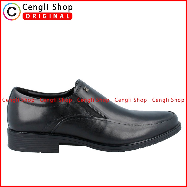 SEPATU FORMAL PAKALOLO PRIA ORIGINAL PANTOFEL KULIT ASLI HITAM PB02