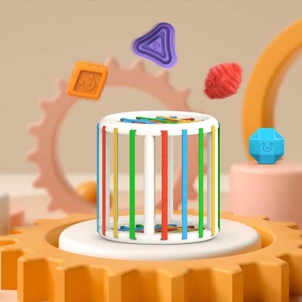 Lanfy Mainan Bayi Belajar Pelangi Sessele Kartun Anak Mainan Sortir Permainan Touch Skill Belajar Bentuk Blok Mainan Edukasi Belajar Dini