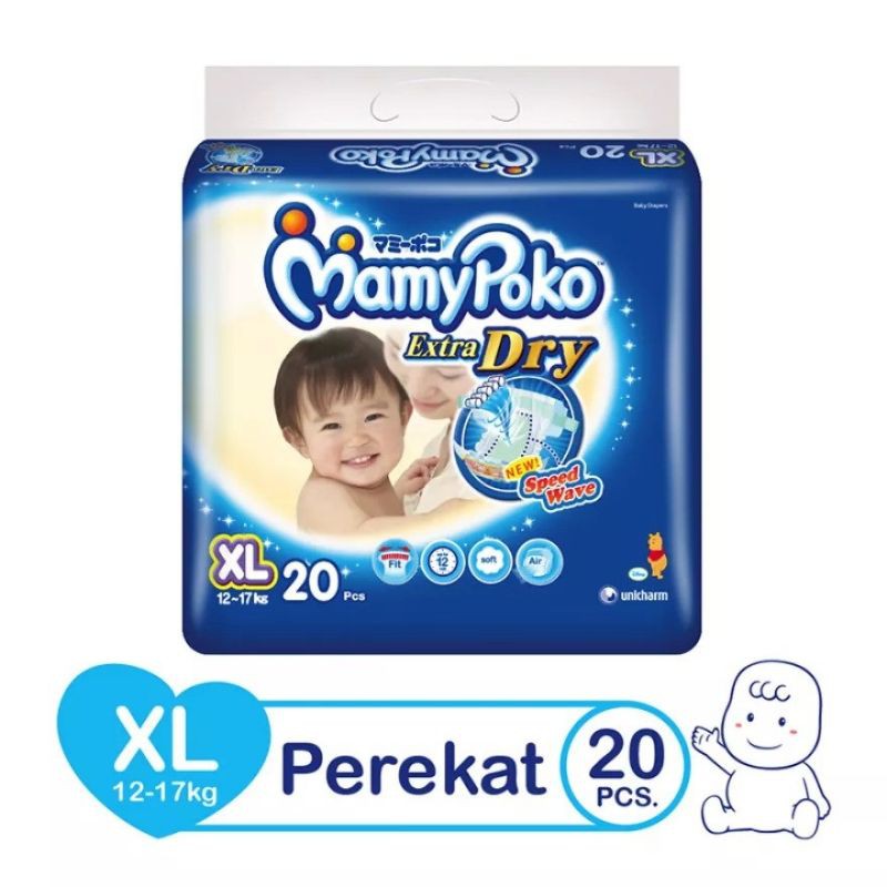 MamyPoko Extra Dry Perekat XL 20