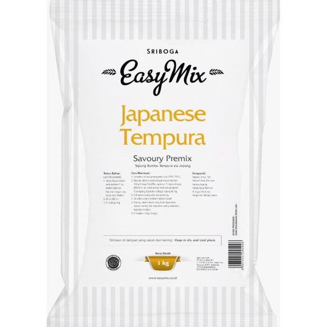 

Tepung Premix Sriboga EasyMix Japanese Tempura 1kg (Non Repack)