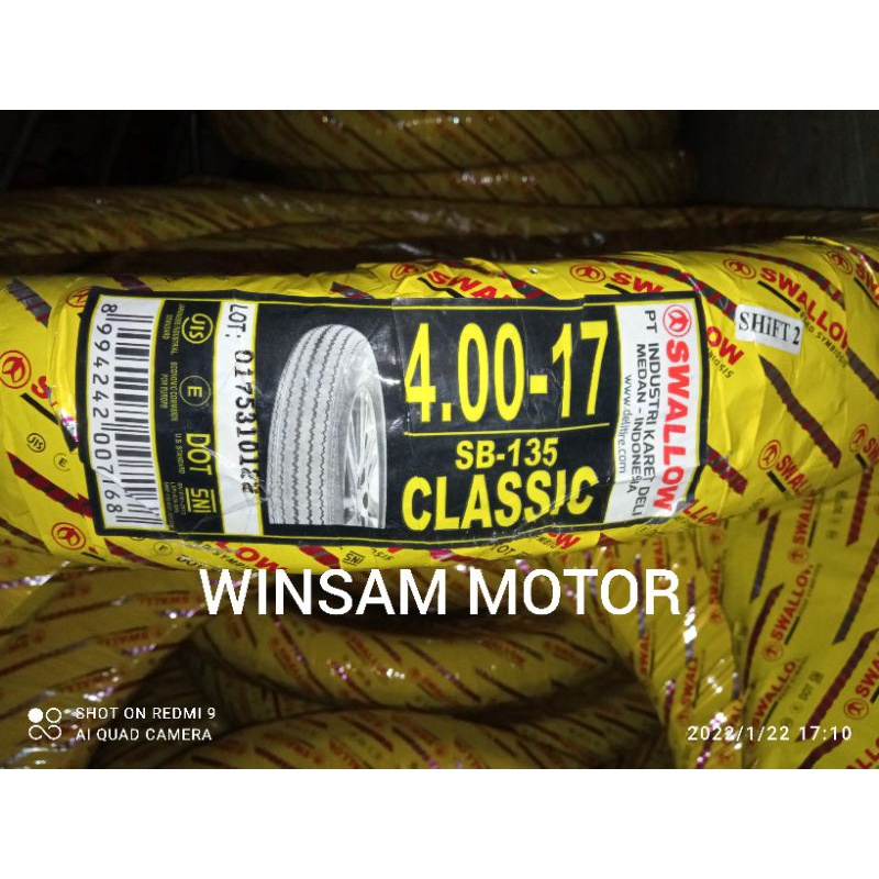 Ban luar 400-17 SB 135 Classic Swallow