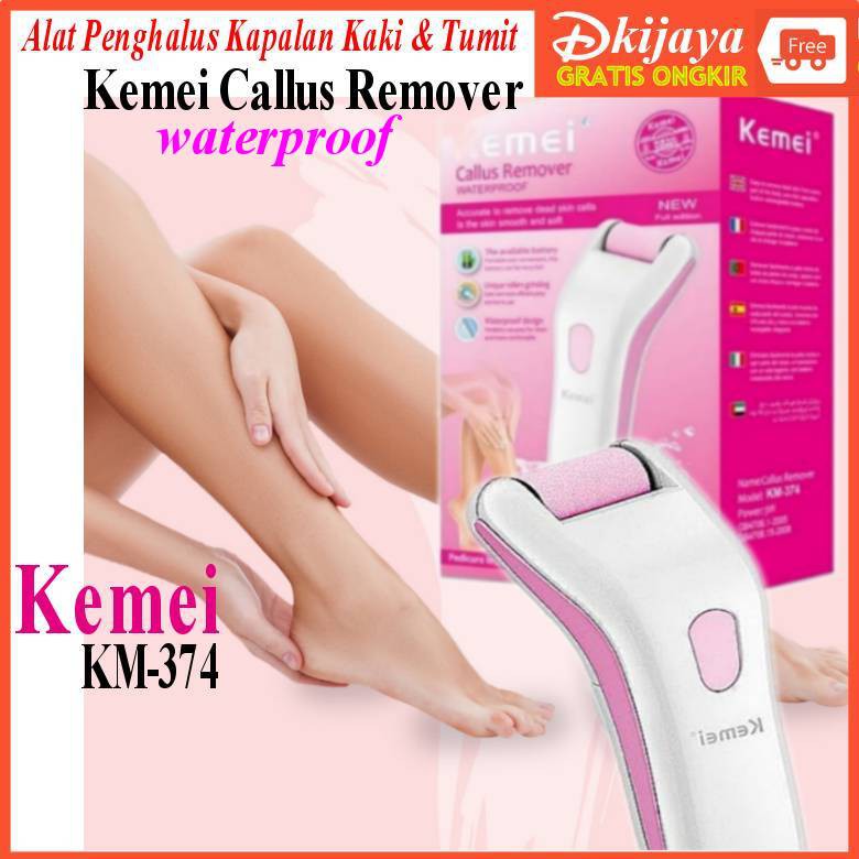 Penghalus Kapalan Tumit Kulit Kaki Pedi Vac Velvet Callus Remover Waterproof Kemei 374