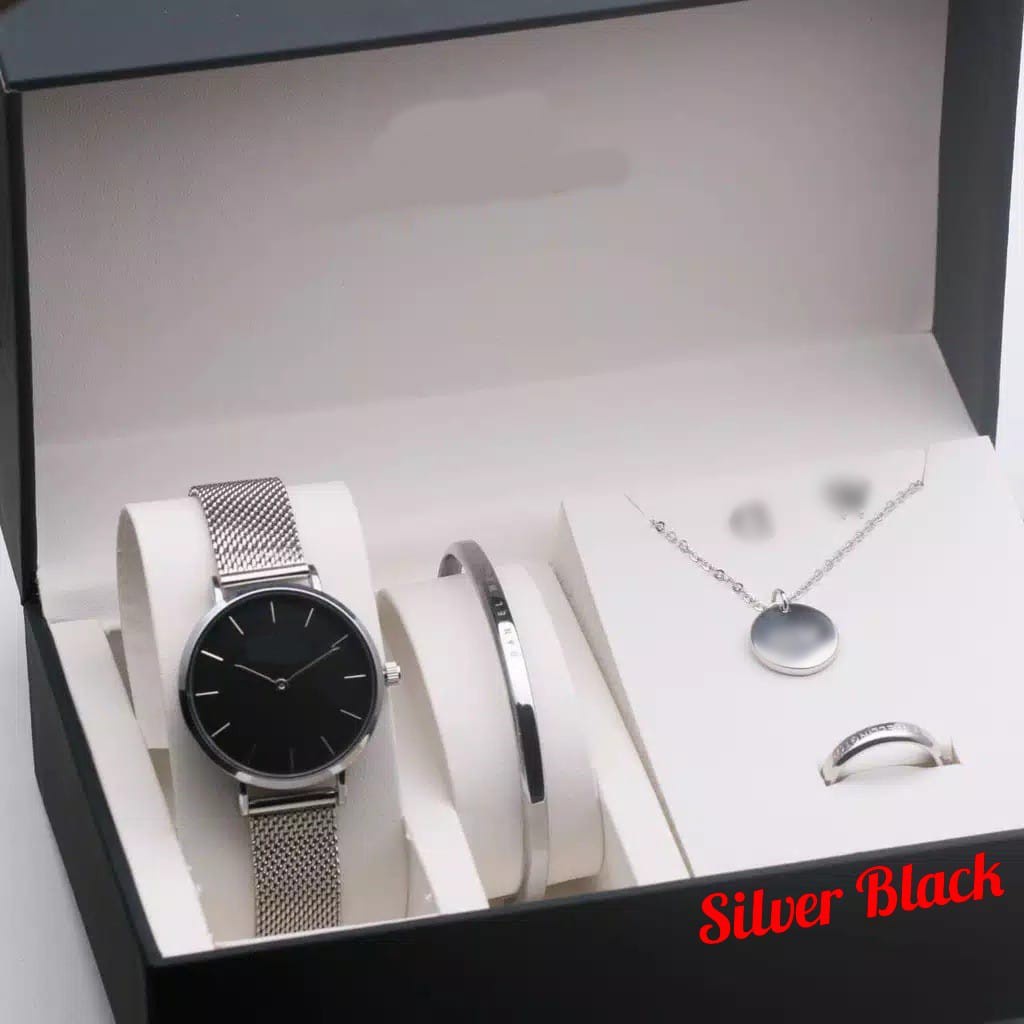 (BISA COD!!) JAM TANGAN WANITA PREMIUM PETITE PASIR RANTAI STAINLESS PAKET DIAMETER 3 CM | JAM TANGAN FASHION WD