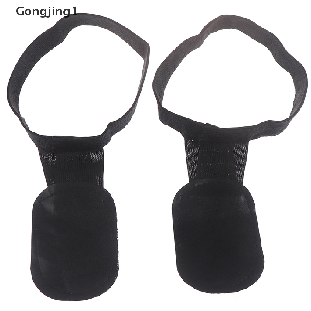 Gongjing1 1Pc Sabuk Korektor Postur Punggung / Bahu / Dada Warna Hitam