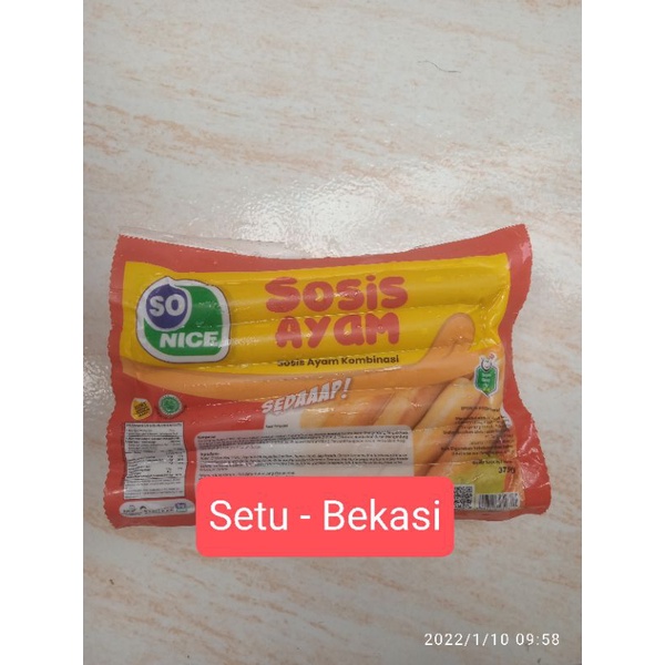 

Sosis Ayam So Nice 375 gr