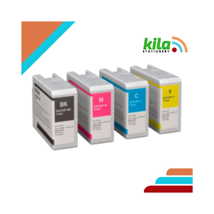 Tinta Epson SJIC40P (1set) = Epson C6550A | C6050P | C6050A | C6550P