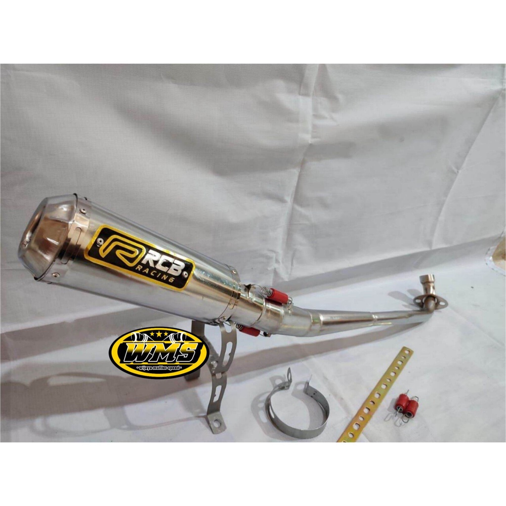 Knalpot racing RCB all bebek supra x 110/125/blade/revo/kharisma/jupiter/shogun/smash/astrea/kirana