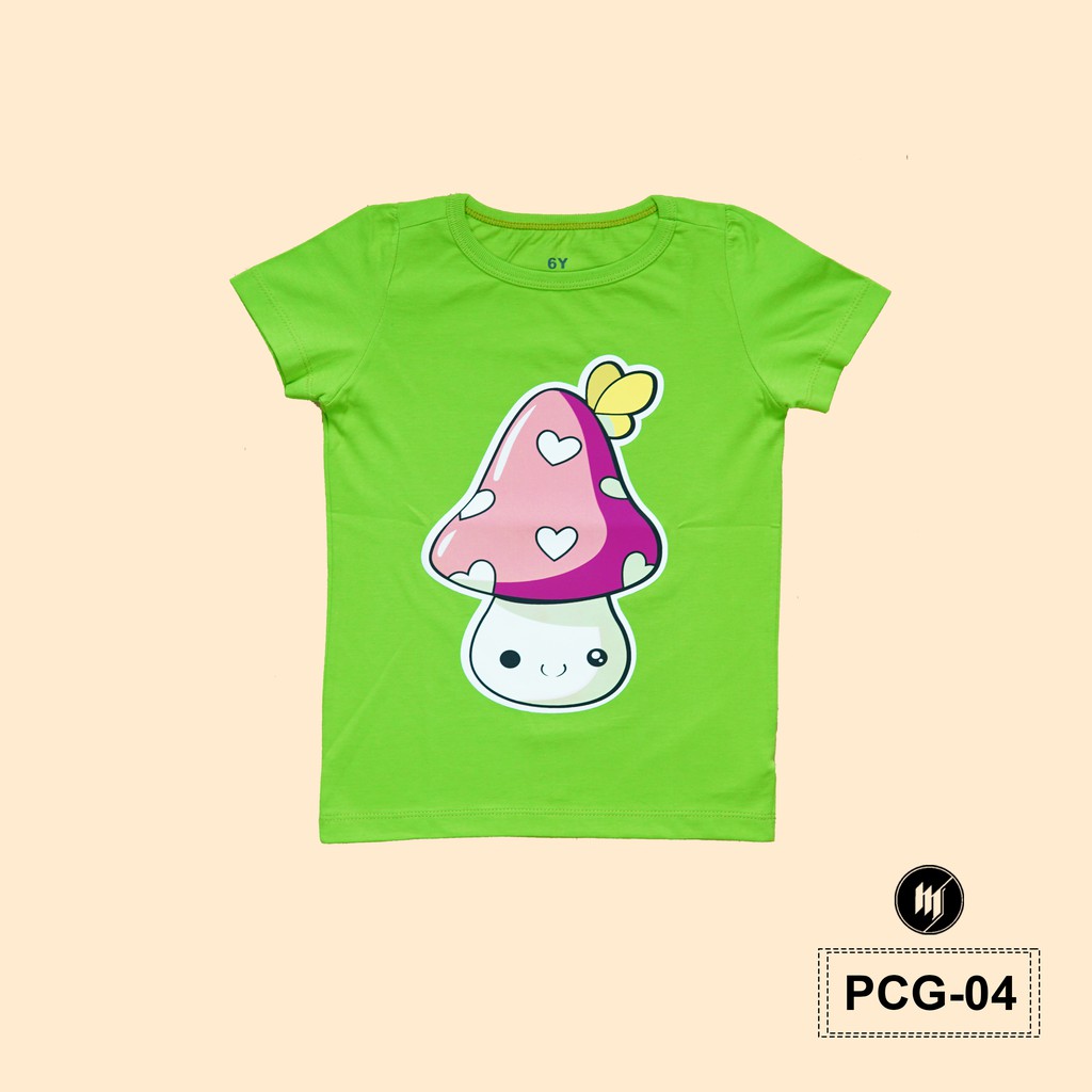 Kaos Anak Perempuan Jungle Kids Lengan Pendek PCG04 Kaos Anak Perempuan Jungle Kids Lengan Pendek PCG04