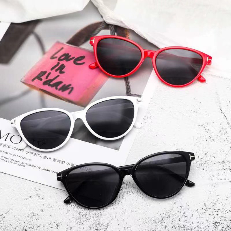 ⭐Gogoland⭐ Kacamata Hitam Wanita Model Vintage Kaca Mata Ulzzang Retro Gaya Sunglasses R230-TRANSPARAN