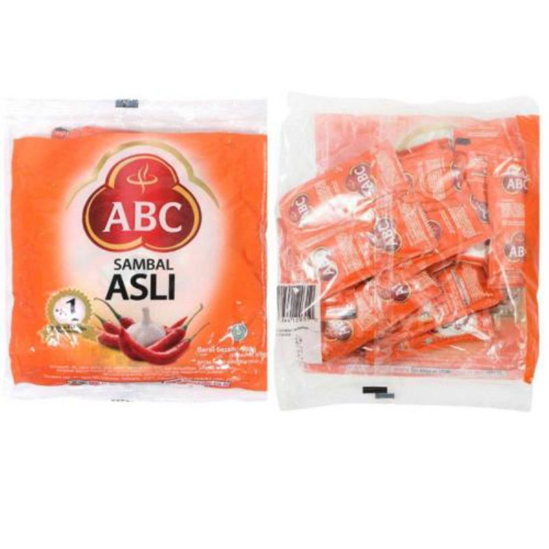 

saos sambal ABC sac (1 pak/22 pcs)