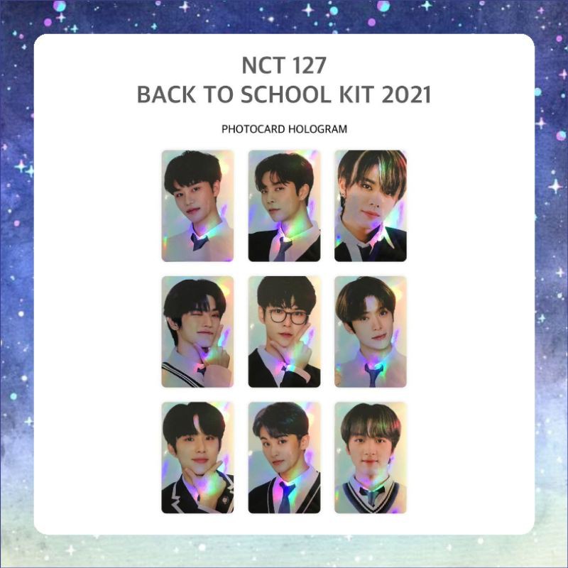 Photocard Hologram NCT 127 ALL MEMBER 1set