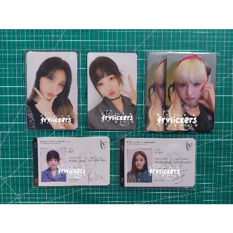 IVE ELEVEN OFFICIAL PHOTOCARD - GAEUL YUJIN REI LIZ - ELEVEN VER 2, ID CARD, KTOWN BENEFIT
