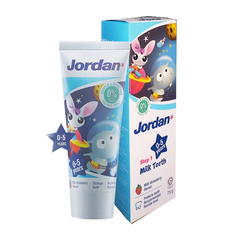 Jordan Toothbrush Sikat Gigi Jordan Anak Semua Varian / Step 1 / Step 2 / Step 3 LDA