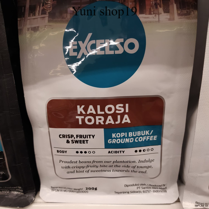 

excelso kalosi toraja bubuk 200gr