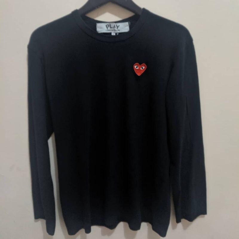 CDG Play Long Sleeve Tee Second Original