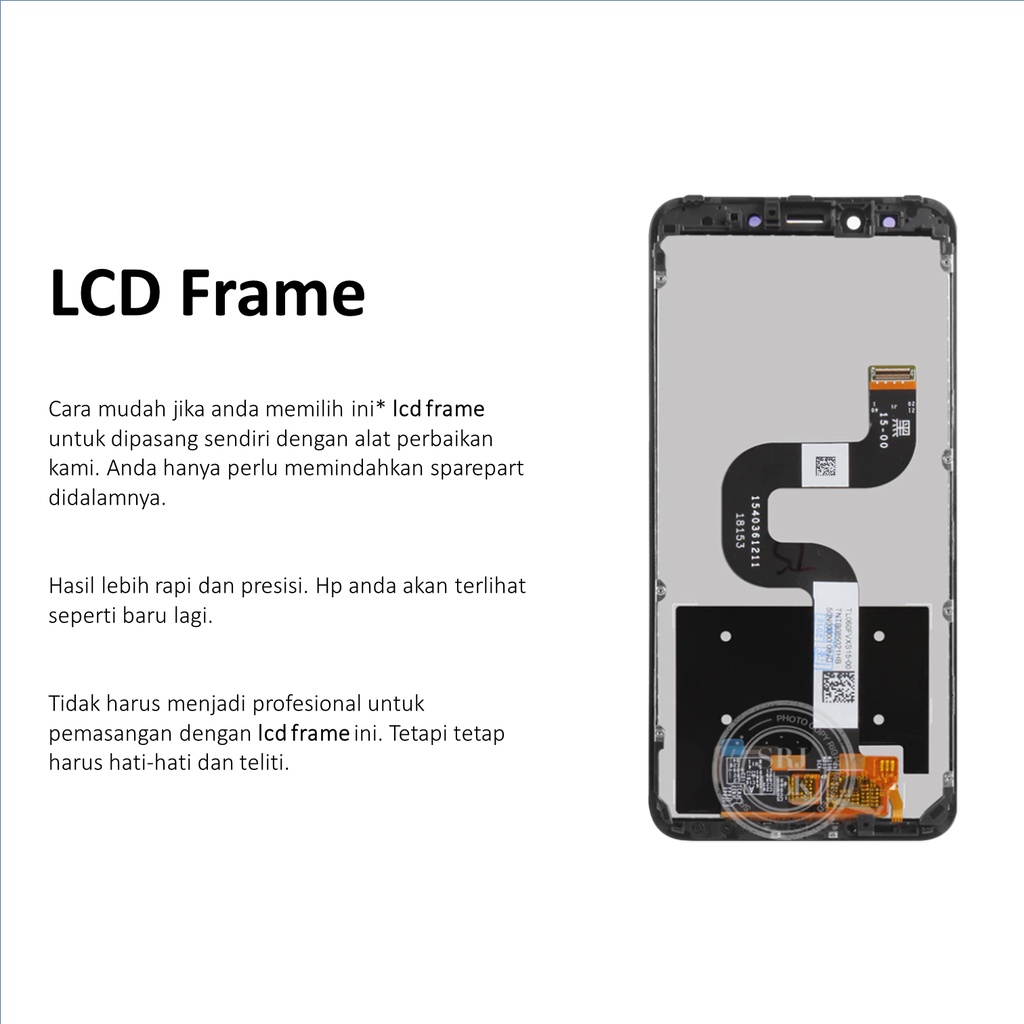 [ CHECK.ID ] LCD + FRAME XIAOMI MIA2 MI A2 / MI6X MI 6X SERVICE PRODUCT