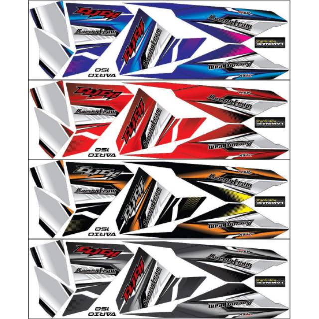 Striping Vario 150 / 125 Esp 2015 2016 2017 Variasi Stiker Sticker Skotlet Scotlite Body Motor L Lst