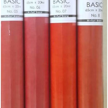 

☂ Tissue wrapping paper - Basic new 57cm - A.Terracotta ➮