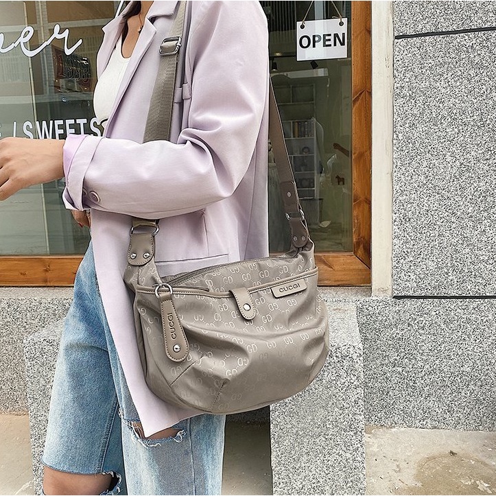 JK 931 1KG MUAT 3PCS TAS SELEMPANG WANITA FASHION IMPORT SHOULDER MESSENGER BAG NILON U4423 Y18710 E6598 T962