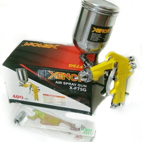 (:(:(:(] XENON F75G spray gun Murah tabung atas 400ml / cat semprot F75 G Xenon