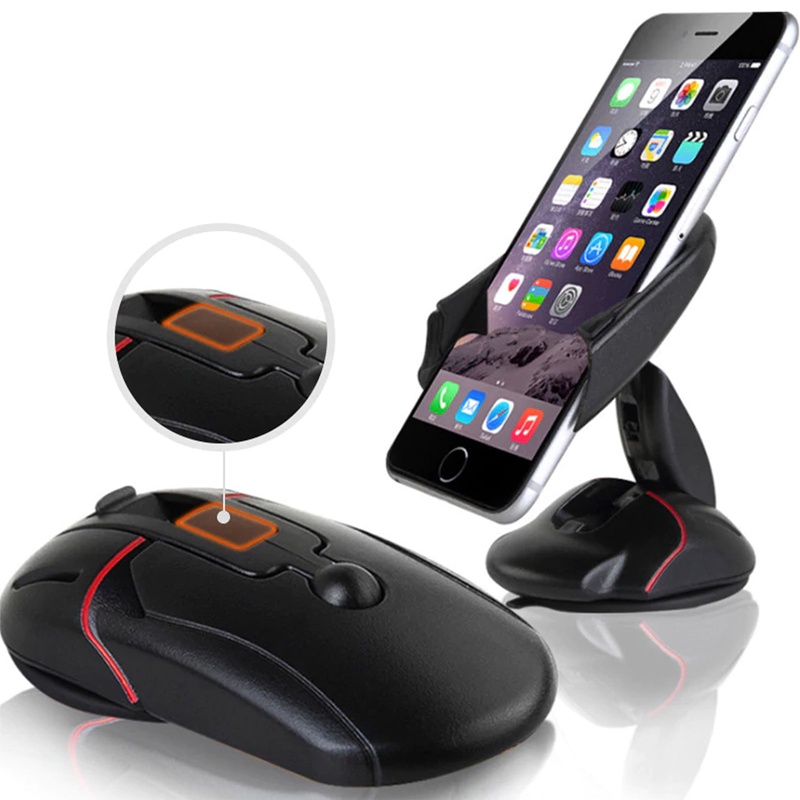 Phone Holder Hp Mobil Flip Car / Holder Lipat Model Mouse