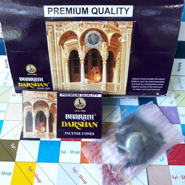 Bukhur Aromatherapy Kerucut BHARATH DARSHAN INCENSE CONES