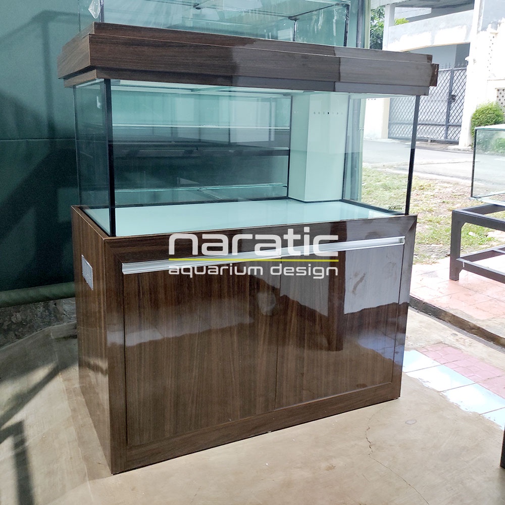 Jual AQUARIUM SET 120 X 60 X 50 FULL 10MM SET SUMP FILTER