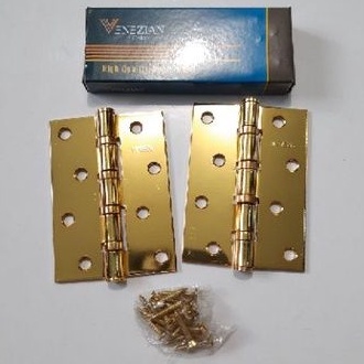 Engsel Tebal Pintu 4inci KUNING / Engsel Aluminium (H8130)