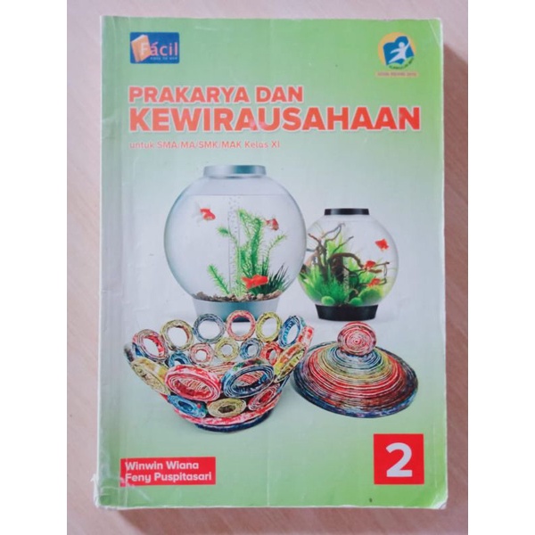

buku Prakarya Preloved Facil kelas 11
