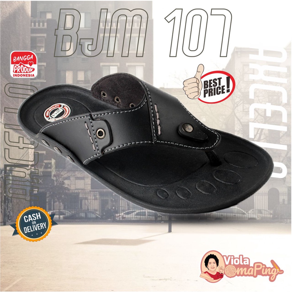 Axcello BJM 107 - Sandal Casual Trendy Pria Dewasa Axcello Original