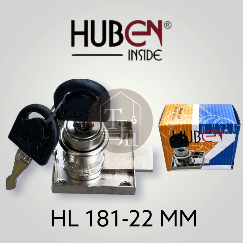 Kunci Laci/Kunci Lemari/Kunci Camlock/Drawer Lock HUBEN HL-181-22 MM