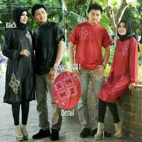 COUPLE MUSLIM / CP MUSLIM / HIJAB / PS07 Couple Marisky - Hitam