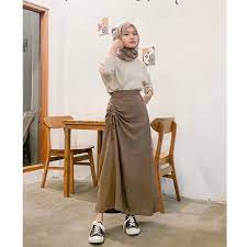 ROK SERUT CASUAL FLOWLY/ ROK SERUT SAMPING CRINKLE AIRFLOW