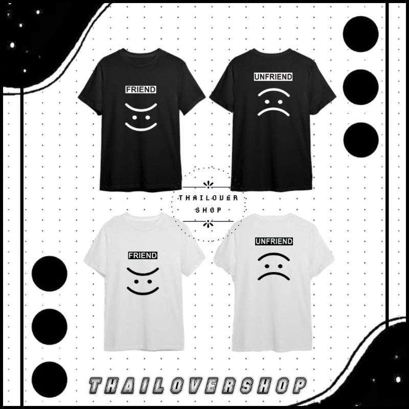 T-SHIRT FRIEND BAD BUDDY SERIES BAJU KAOS THAI ACTOR RAIKANTOPENI