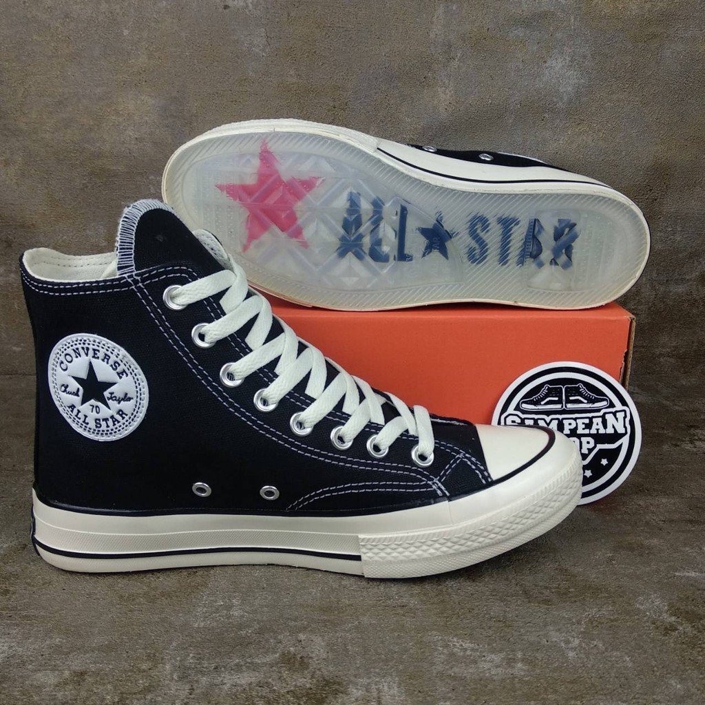Sepatu Converse 1970S 70S EGRET Hi JOHN VARVATOS Black white Original Premium Import BNIB