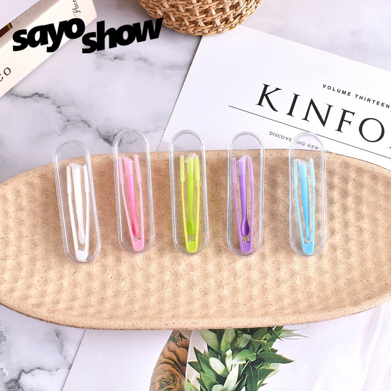 SAYOSHOW - Set Aksesoris Softlens | Penjepit Softlens + Tongkat Stick Pasang |