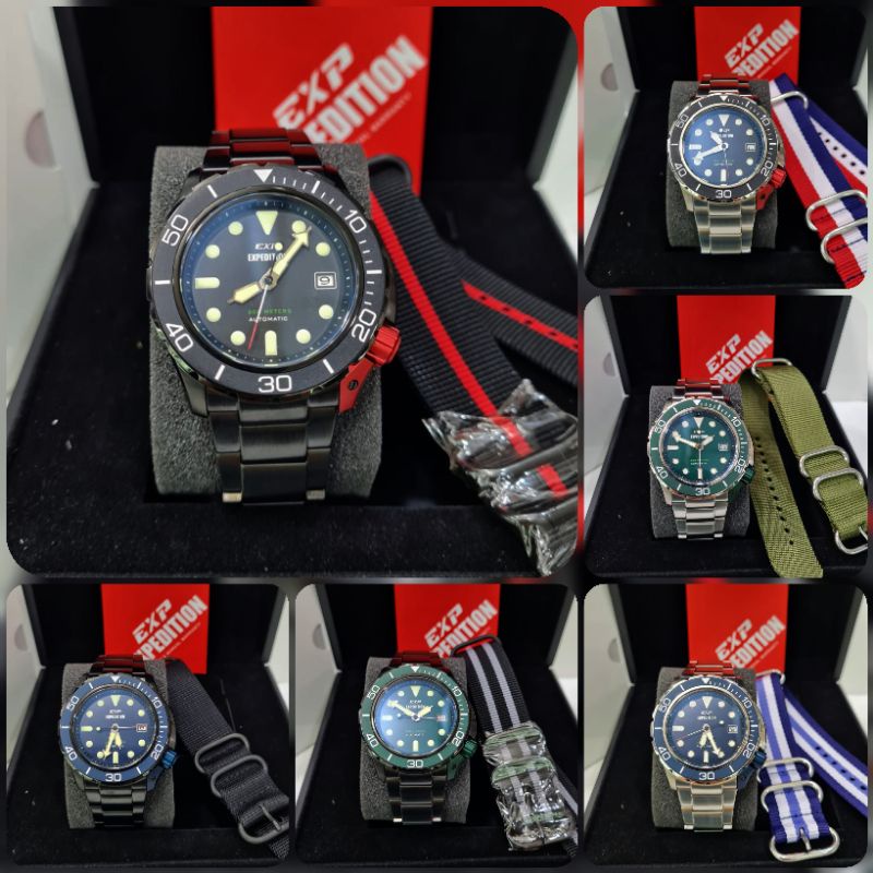EXPEDITION EXP 6809 / 6809MA AUTOMATIC PRIA ORIGINAL GARANSI 1TAHUN