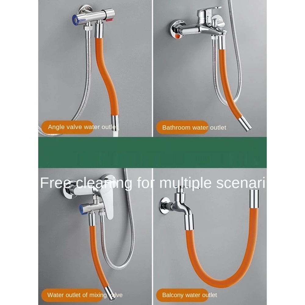 Extender Keran Universal Multifungsi Dapat Berputar 360 Derajat Untuk Kamar Mandi / Dapur