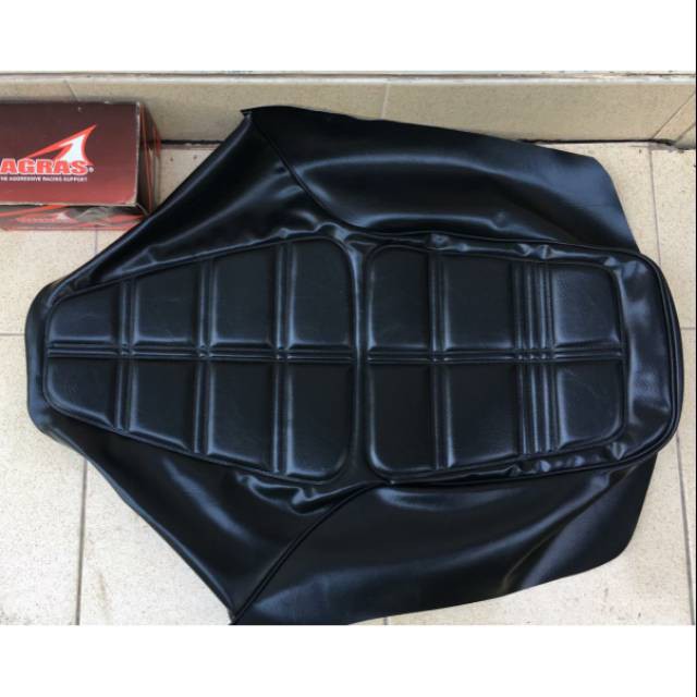 Kulit Jok Lapis Krakap Jok Cover Jok YAMAHA RX KING NEW RXKING Warna Hitam Motif Kotak