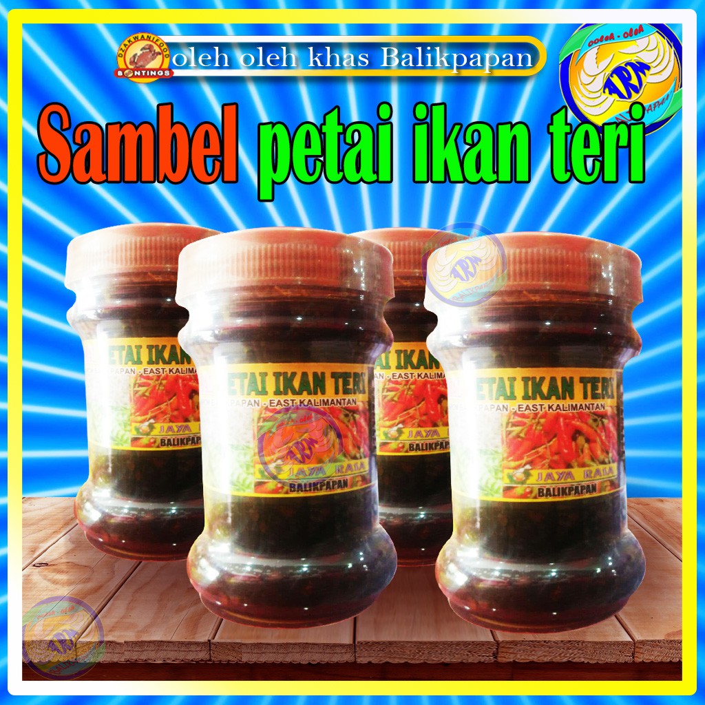sambel petai ikan teri sambal pedas kalimantan