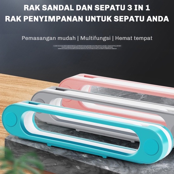 Rak sepatu / Sandal lipat serbaguna