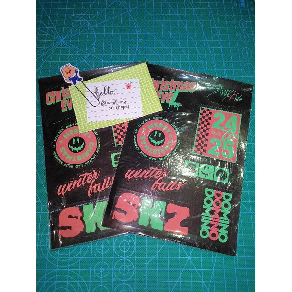 Sticker official Stray kids cristmas evel jewel noeasy