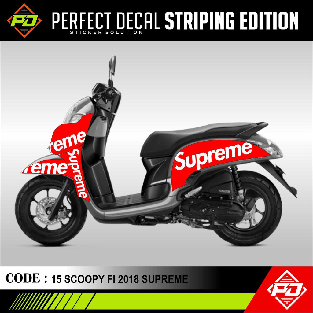 Stiker Striping SCOOPY FI 2018 SUPREME