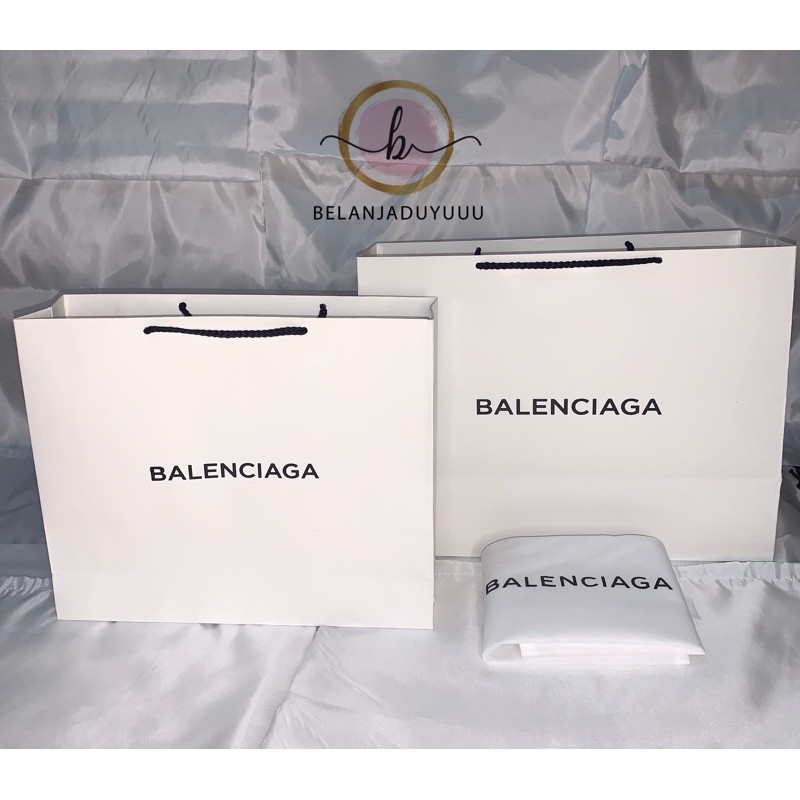 Paperbag Balenciaga / Dustbag Balenciaga / Paperbag Branded / Paperbag Kado Termurah