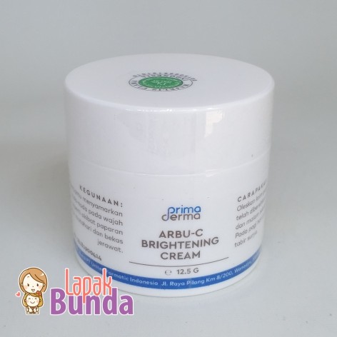 CREAM PRIMADERMA ARBU-C BRIGHTENING CREAM MALAM WHITENING