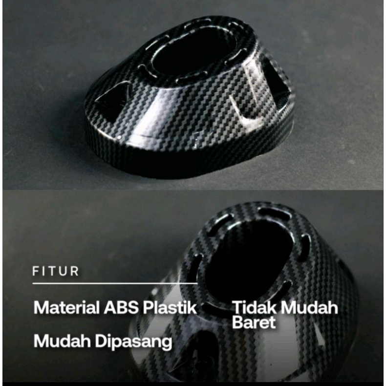 tutup Cover corong knapot Carbon Pcx160 new / Vario160 new Pnp