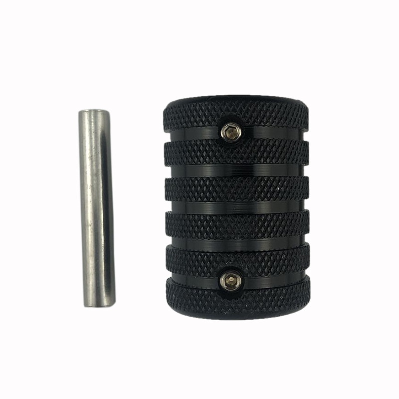 35Mm Aluminium Alloy Tato Knurled Pegangan Tabung Tato Mesin Handle Grip