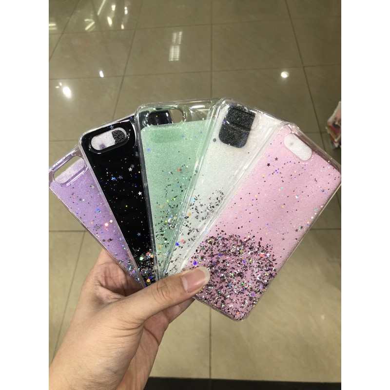 CASE GLITER OPPO A3S REALME C1